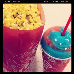 target popcorn and icee cafe